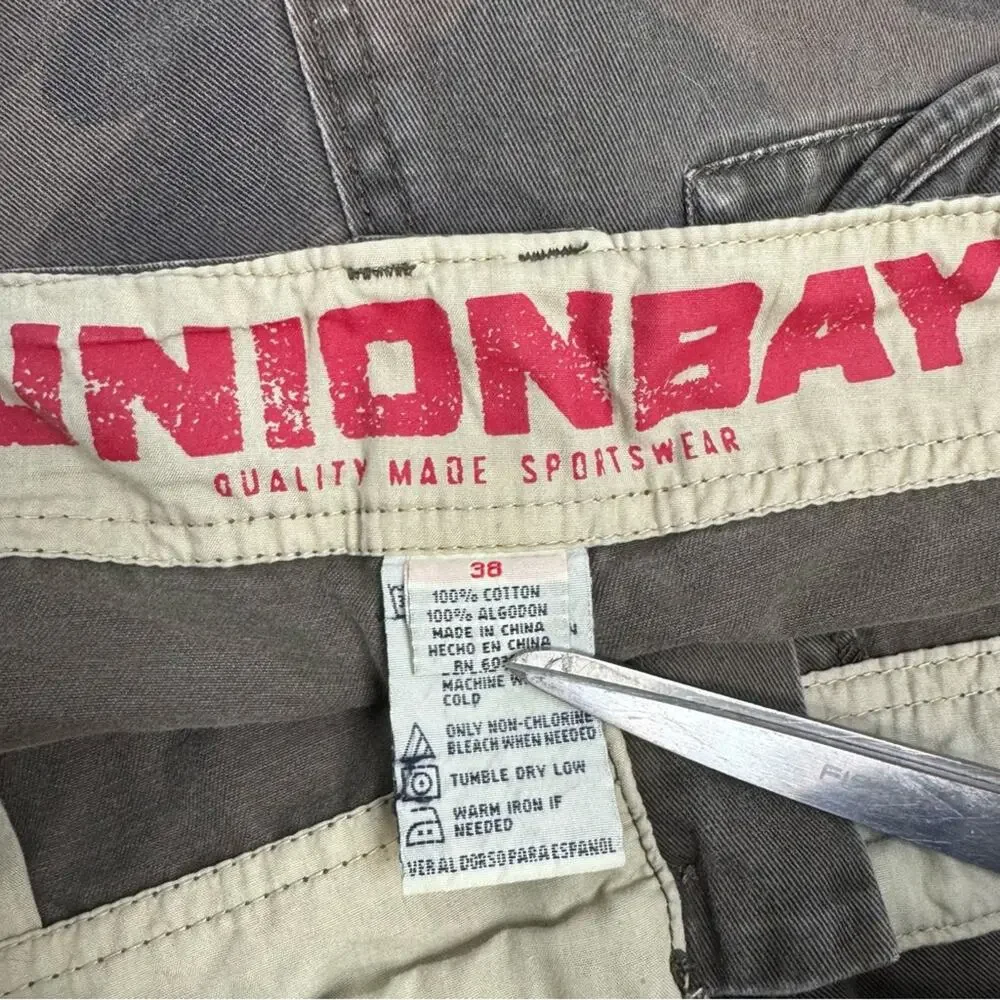 Unionbay Camo Cargo Shorts Men’s Size 38 Utility Streetwear
